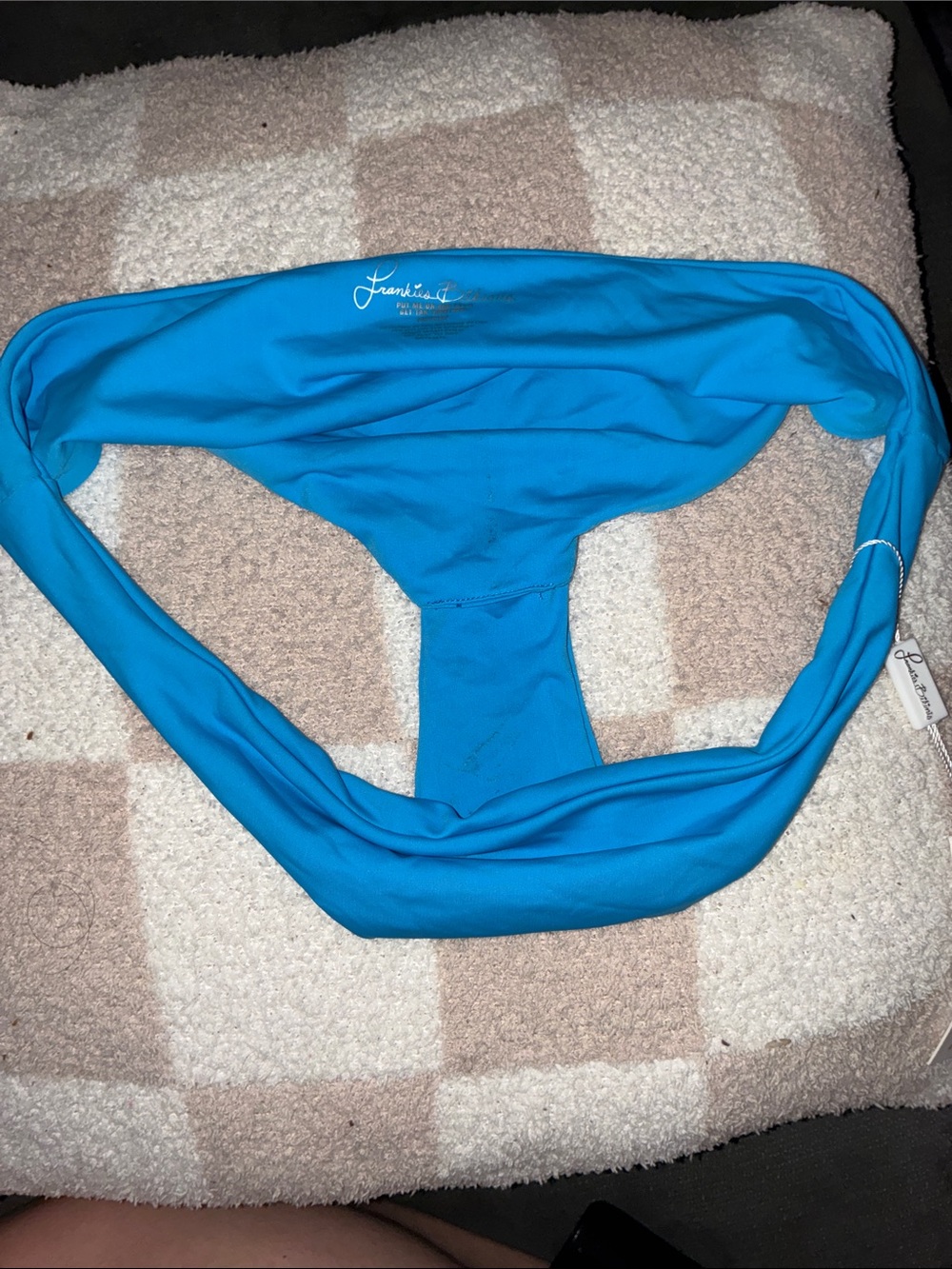 Frankie’s Bikinis Shea Azure Blue Bikini Set NWT size Medium - Picture 7 of 7